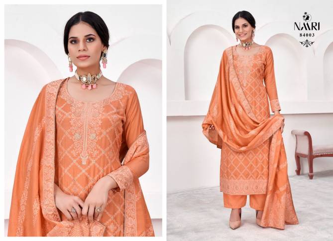 Samaa By Naari Pure Muslin Jacquard Design Salwar Kameez Wholesale Market In Surat